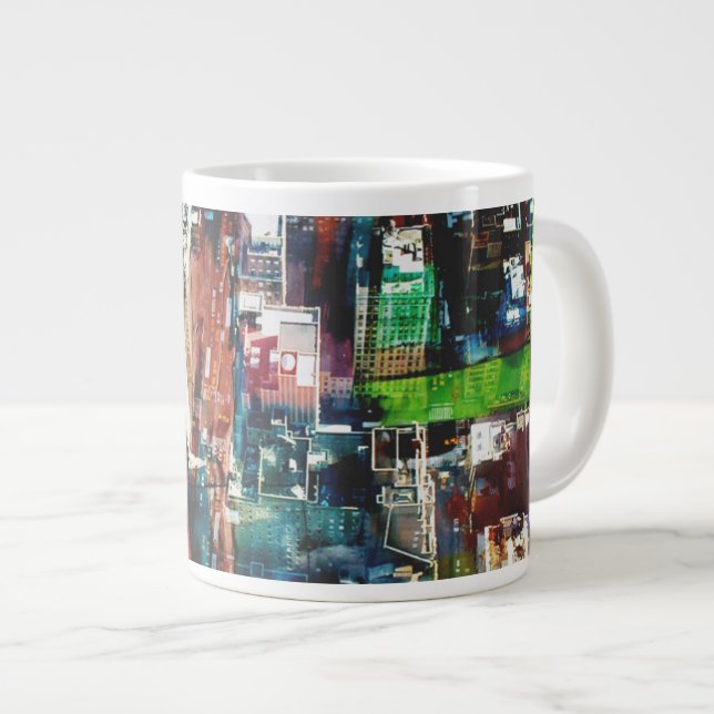 Metropolis Giant Coffee Mug (Front Right)