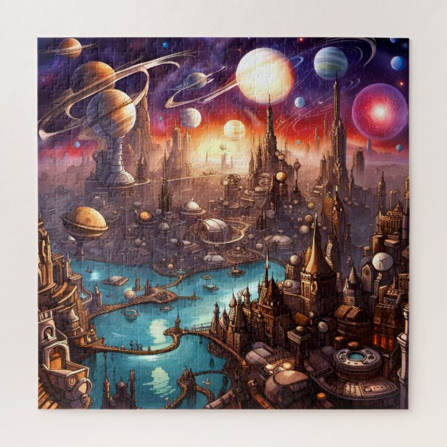 Metropolis I Jigsaw Puzzle (Vertical)