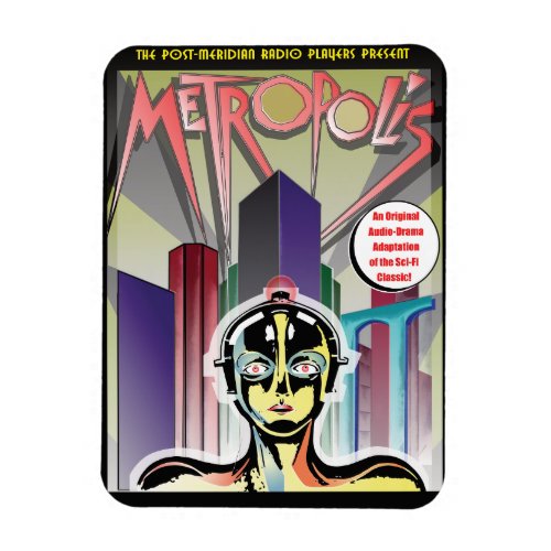 Metropolis radio_drama adaptation poster magnet