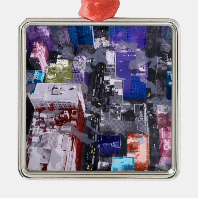 Metropolis VIIII Metal Ornament (Front)