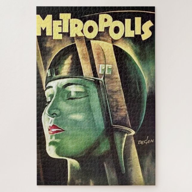 Metropolis Vintage Movie   Jigsaw Puzzle (Vertical)