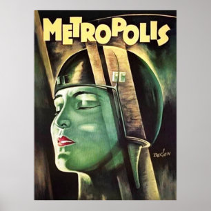 Metropolis Vintage Movie Poster