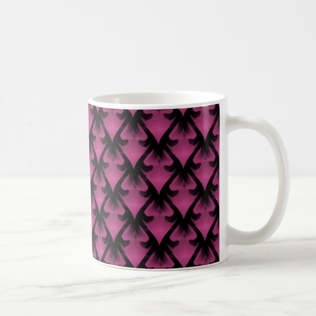 Metropolitan Glam Mug, Fuchsia Coffee Mug (Right)