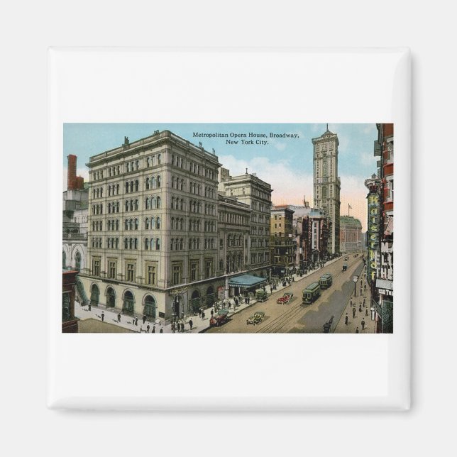 Metropolitan Opera House, New York Magnet (Front)