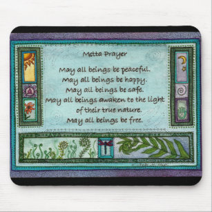 Metta Prayer Mouse Pad