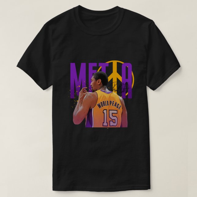 Metta World Peace   T-Shirt (Design Front)