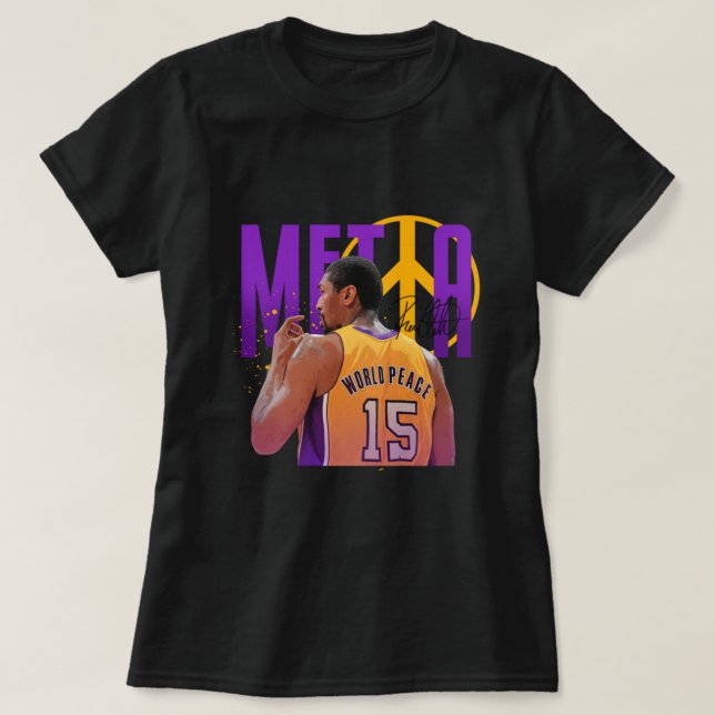 Metta World Peace   T-Shirt (Design Front)