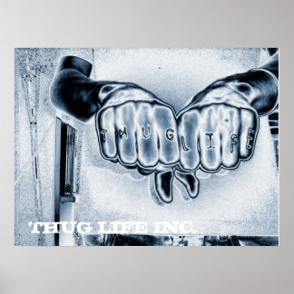 METTALIC THUG LIFE, THUG LIFE INC. POSTER