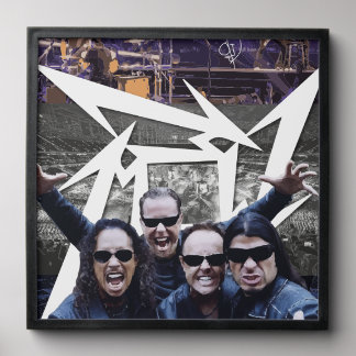  Mettalica Poster Peel And Stick Photo Tile