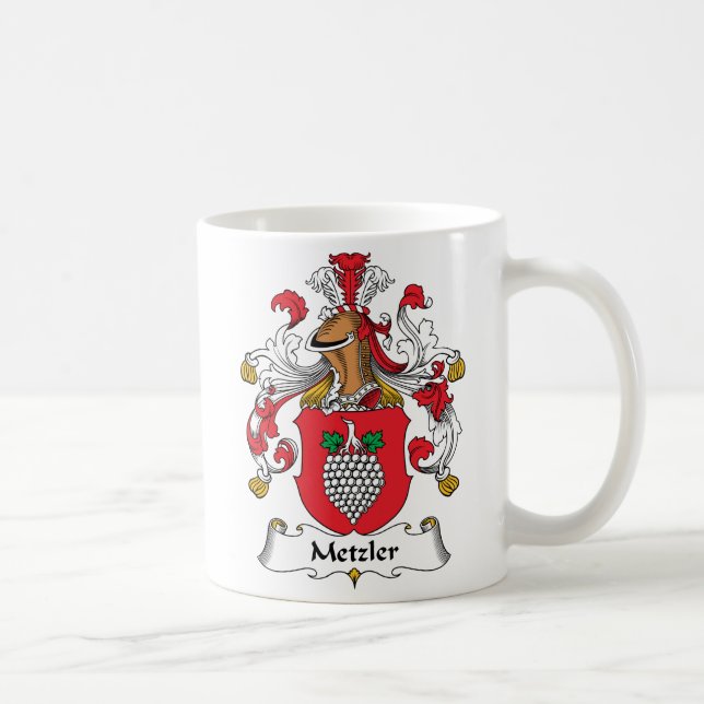 Metzler Family Crest Coffee Mug (Right)
