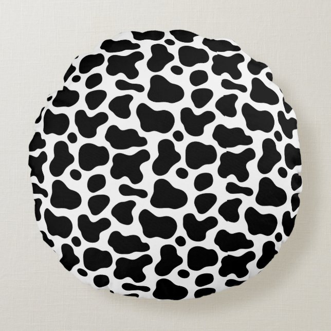 Meuh Meuh Round Pillow (Front)