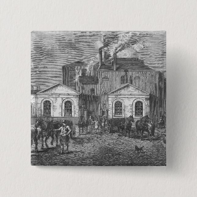 Meux's Brewery, 1830 Button (Front)