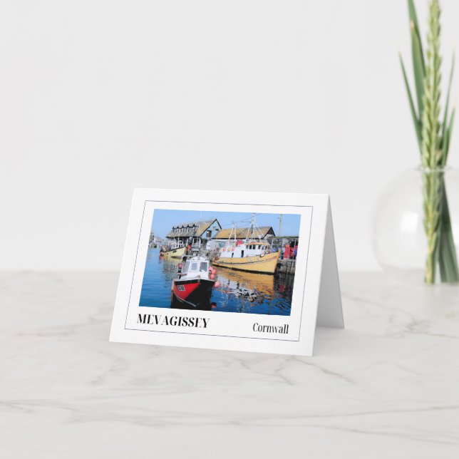 Mevagissey, Cornwall Card (Front)