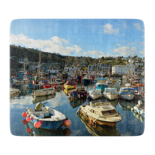 Mevagissey Cornwall England Cutting Board (Front)