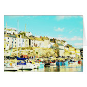 Mevagissey Cornwall England Watercolour (Front Horizontal)