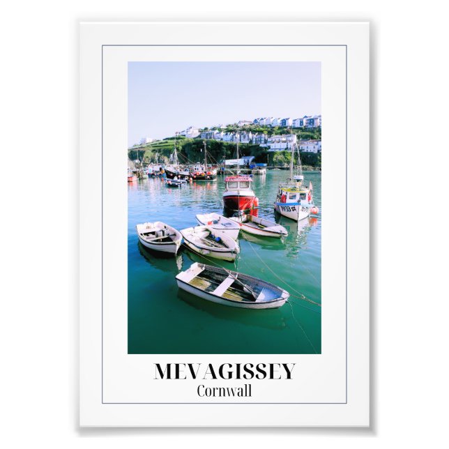 Mevagissey, Cornwall Photo Print (Front)