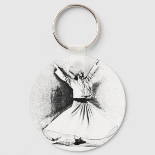 Mevlana Sufi Dervish Dancing Keychain