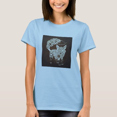 mewithoutYOU _ Fox the Crow and the Cookie Lyrics T_Shirt