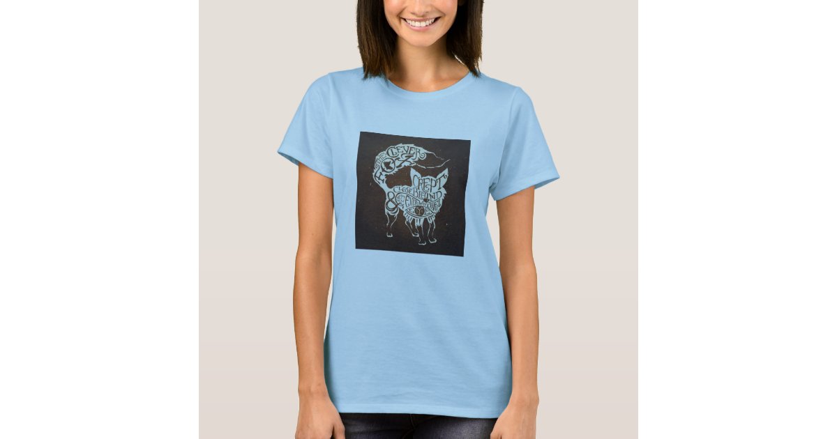 Watchful Blue Jay Graphic T-Shirt 