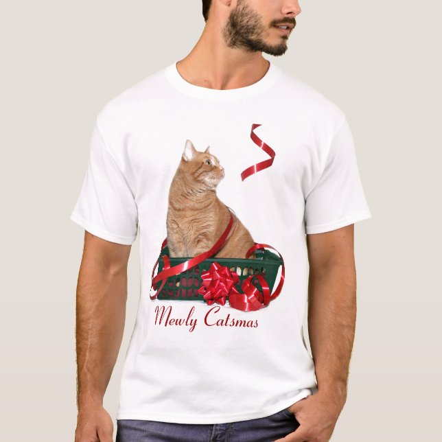 Mewly Catsmas T-Shirt (Front)