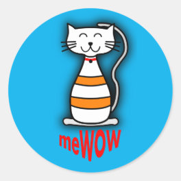 meWOW Cat Good Job Reward Customizable Sticker