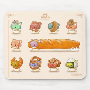 Mewshroom in the Bread mousepad