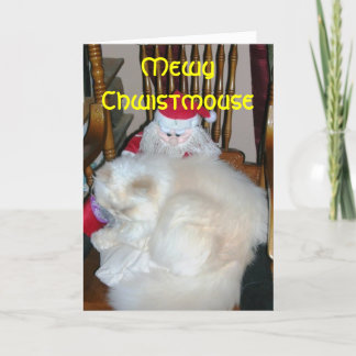 Mewy Chwistmouse Holiday Card