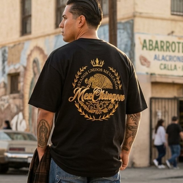 Mexchingon Orgullo Mexicano Back hit T-shirt (Mexchingon Orgullo Mexicano Back hit T-shirt)