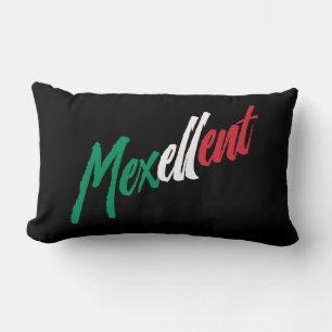 Mexellent - Mexico and Mexican pride Lumbar Pillow