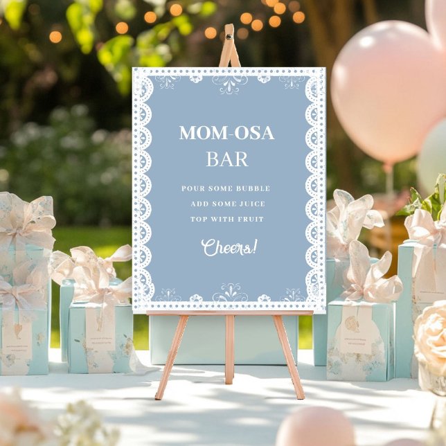 Mexica talavera Mimosa Bar baby shower Favor sign (Creator Uploaded)