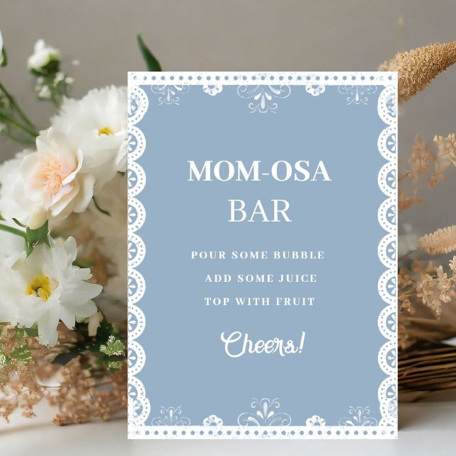 Mexica talavera Mimosa Bar baby shower Favor sign (Creator Uploaded)
