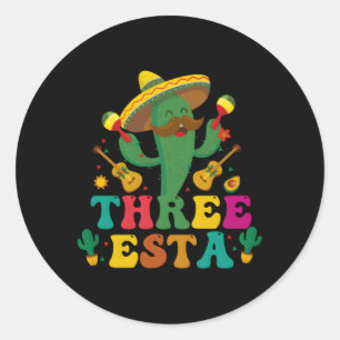 Mexican 3Rd Py 3 Three Esta Classic Round Sticker