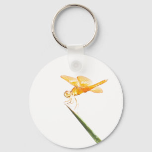 Mexican amber-wing dragonfly keychain