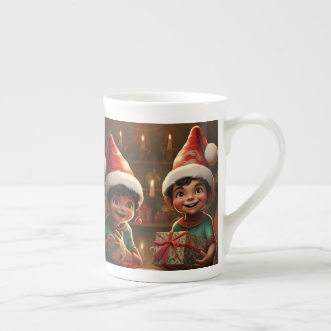 Mexican American Christmas Elf Specialty Mug (Right)