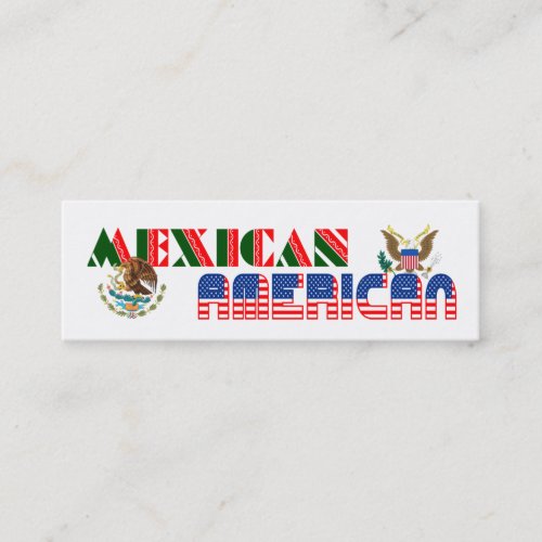 Mexican American Eagles Mini Business Card