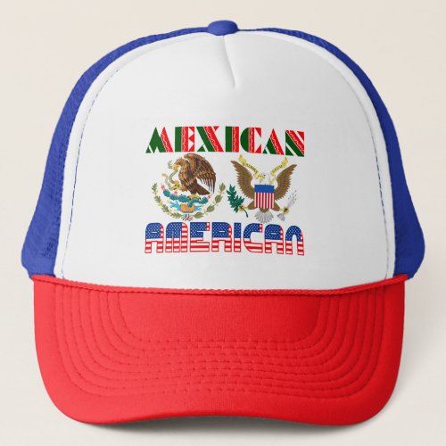 Mexican American Eagles Trucker Hat