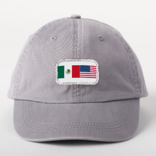 Mexican American Flag Patch