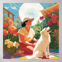 Mexican-American Garden Bliss Print