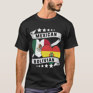 Mexican And Bolivian Flag T-Shirt