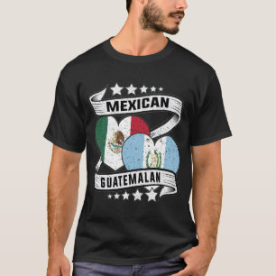 Mexican And Guatemalan Flag T-Shirt