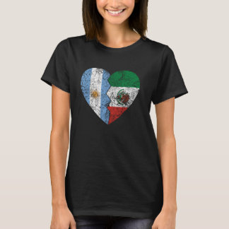 Mexican Argentinian Flag Heart Argentina Mexico Fl T-Shirt