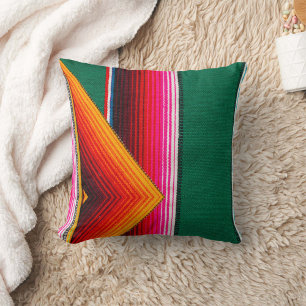 Mexican Art Throw Pillow