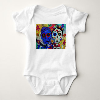 Mexican Artist Dia de los Muertos Baby Shirt