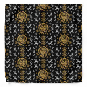Mexican Aztec Art Home Decor Bandana