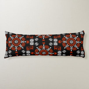 Mexican Aztec Art Home Decor Body Pillow