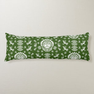 Mexican Aztec Art Home Decor Body Pillow