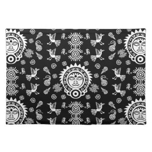 Mexican Aztec Art Home Decor Cloth Placemat