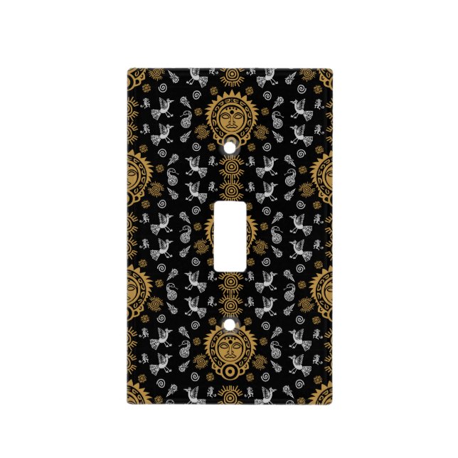 Mexican Aztec Art Home Decor Light Switch Cover (Front)
