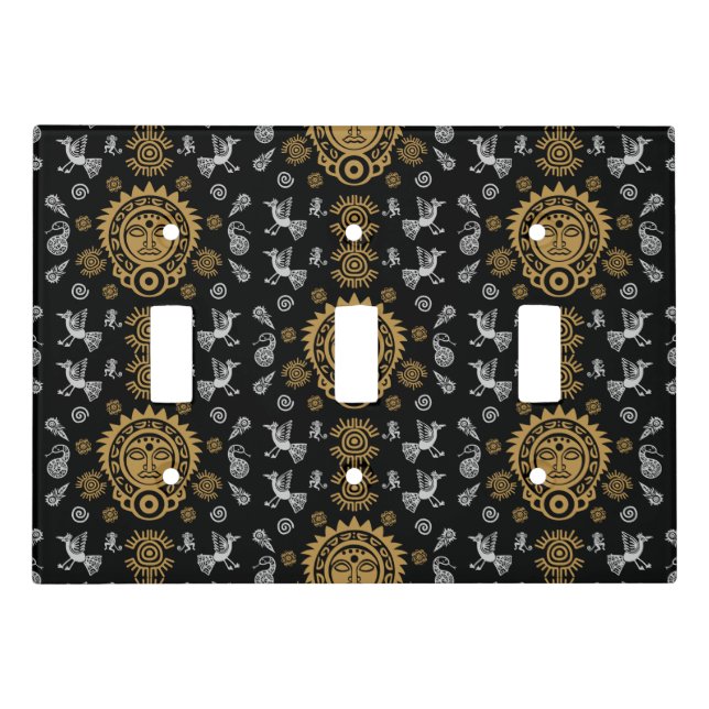 Mexican Aztec Art Home Decor Light Switch Cover (Front)
