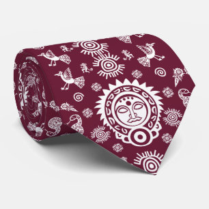 Mexican Aztec Art Home Decor Neck Tie